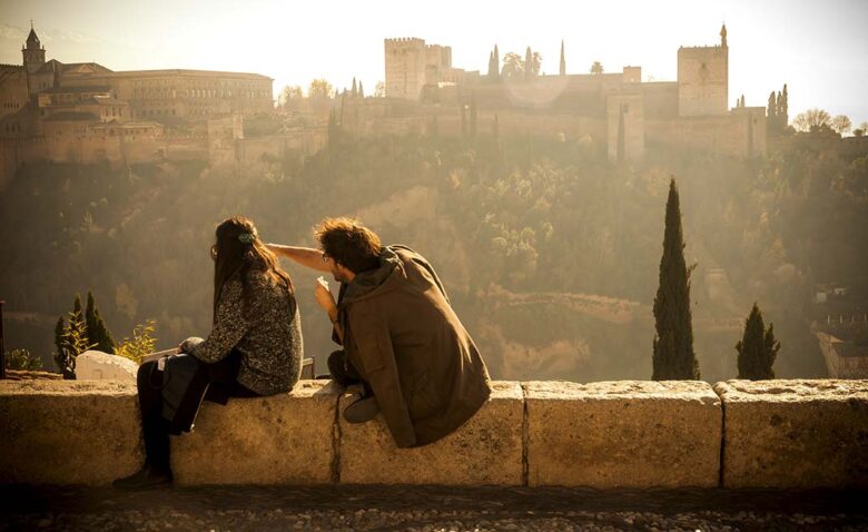 The Mirador de San Nicolas provides an incredible view of the city and the Alhambra