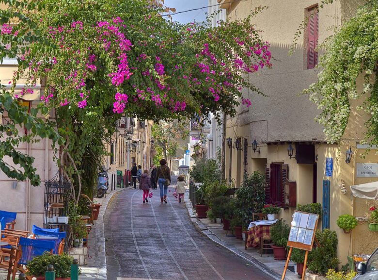 Plaka, the most charming area to stay in Athens