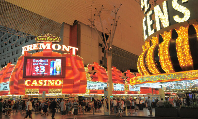 Downtown/Fremont St., best area in Las Vegas for gamble