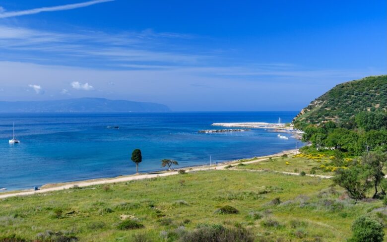 Katelios, popular place to stay in Kefalonia with older couples and mature singles