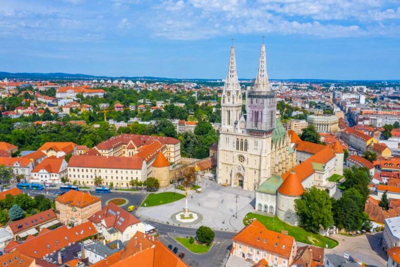Kaptol, a pretty area to stay for exploring Zagreb