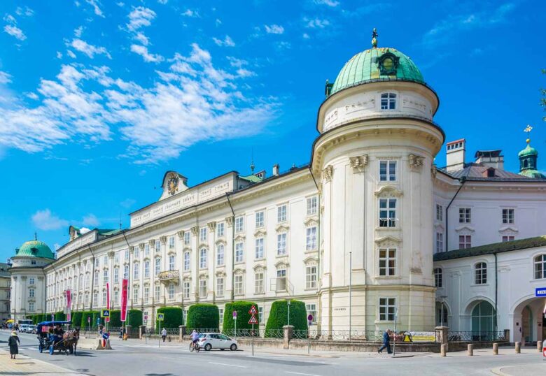 The palace Hofburg in Innsbruck, Austria.