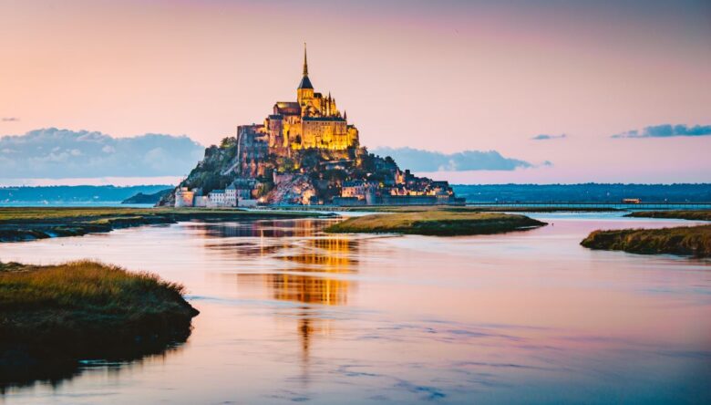 Mont Saint Michel, is one of France's most beautiful sights 