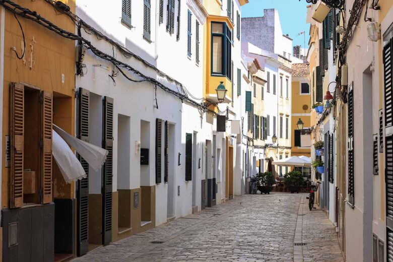 Relax, and stroll the historic old town area of Ciutadella