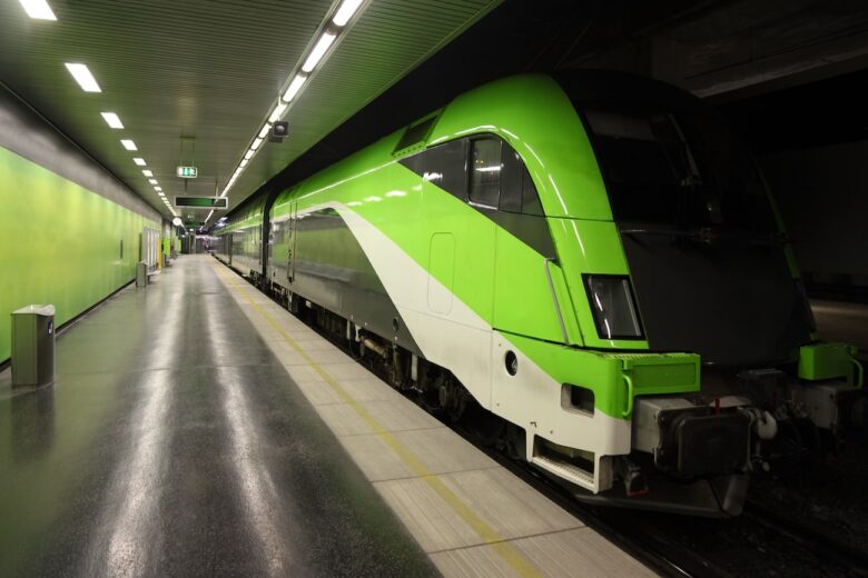 Train — good option from Vienna Airport