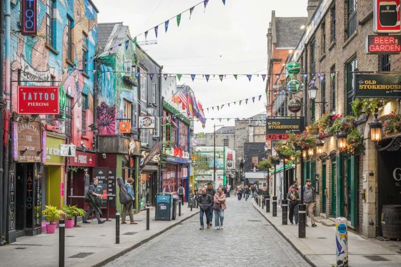 Explore the Temple Bar District during the day