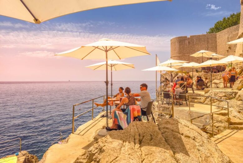 Have a Beer on a Cliff Facing the Sea