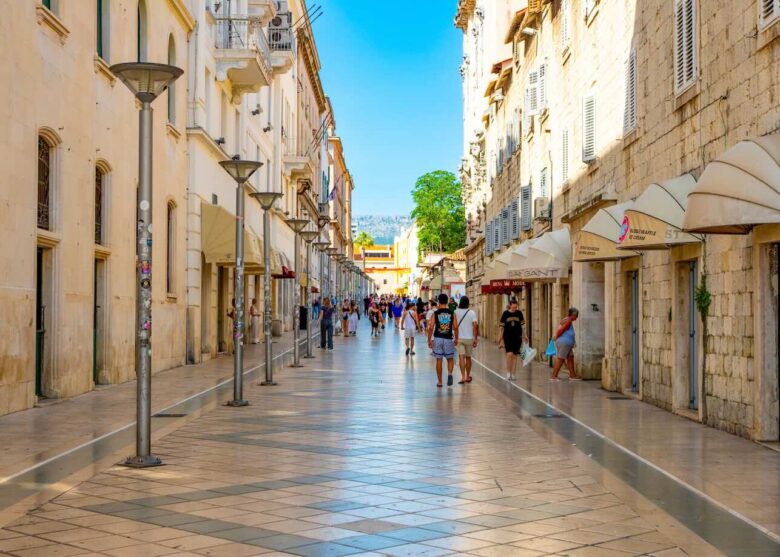 Shop Along Marmontova Street to do in Split