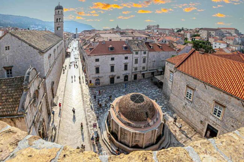 Walk Along Stradun, the Main Street of the Old Town